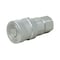 A & I Products Flat Hydraulic Coupler Socket, Female, 3/8" NPT 6" x3" x2" A-FF3718FP-A - alternate 1